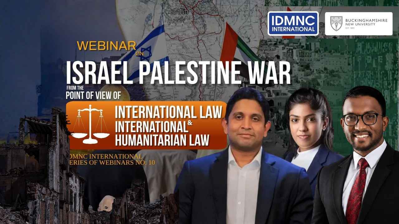 Mayantha Warnakulasooriya on camera — Through the lens of international law & international humanitarian law
